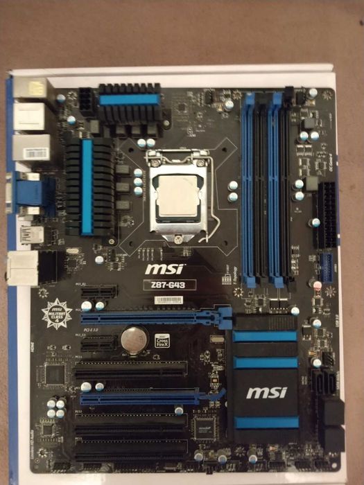 Procesor i5 4670_plyta główna MSI Z87-g43. Polecam
