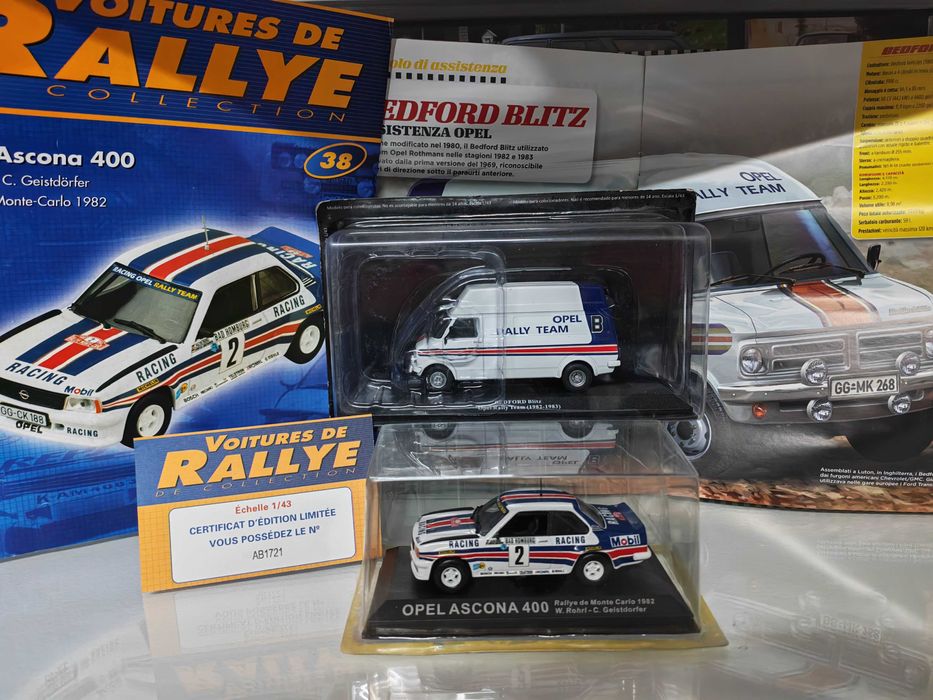 Bedford Blitz + Opel Ascona 400 - Team Opel Rally - 1:43