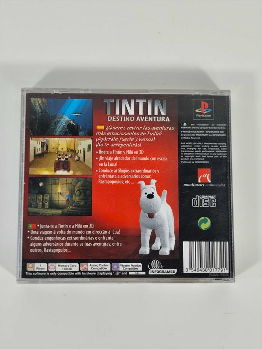 Tintin: Destino Aventura Playstation 1 PS1