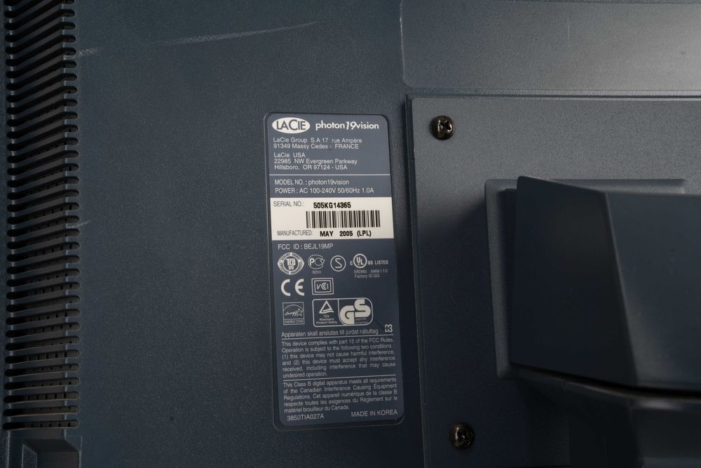 Monitor Lacie Photon 19 Vision 19"