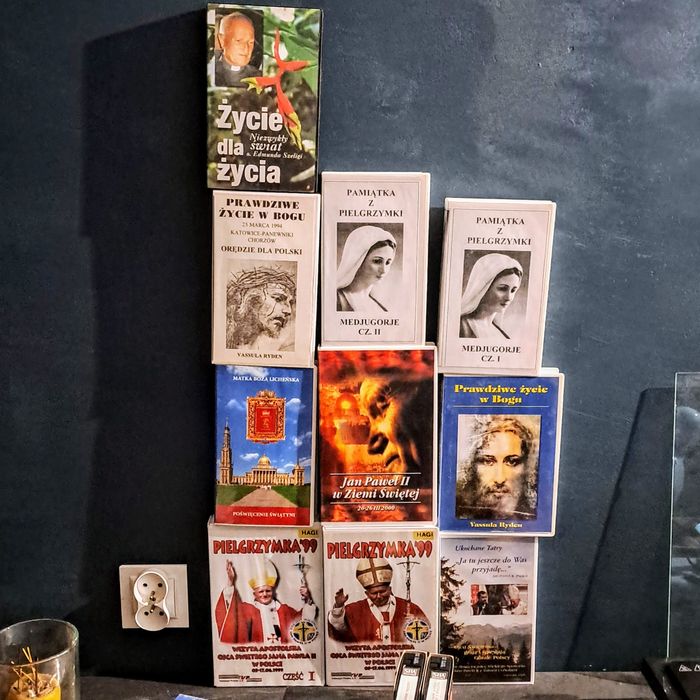 Kasety VHS tematyka religijna