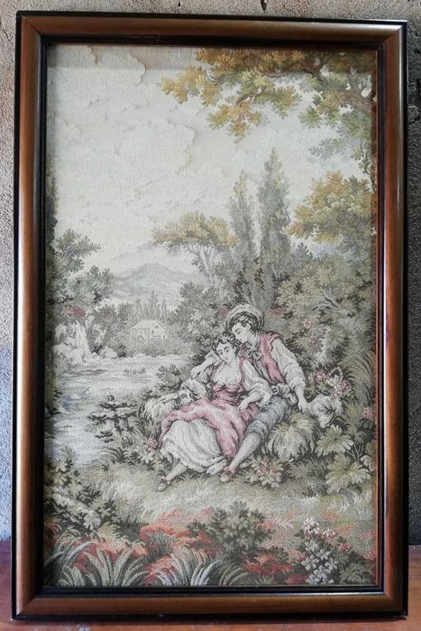 Quadro / Tapeçaria tipo Gobelin