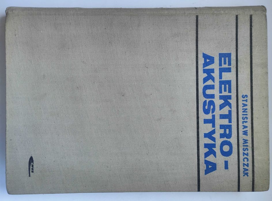Książka elektroakustyka - Miszczak Stanisław