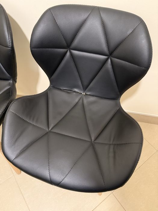 Krzesła krzesło skandynawskie czarne