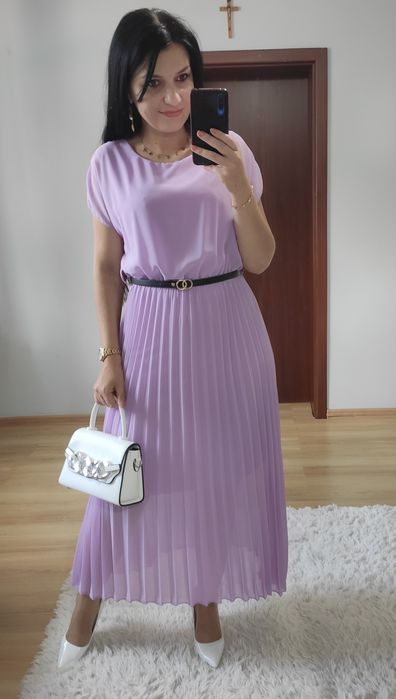 Sukienka długa maxi wesele komunia chrzciny