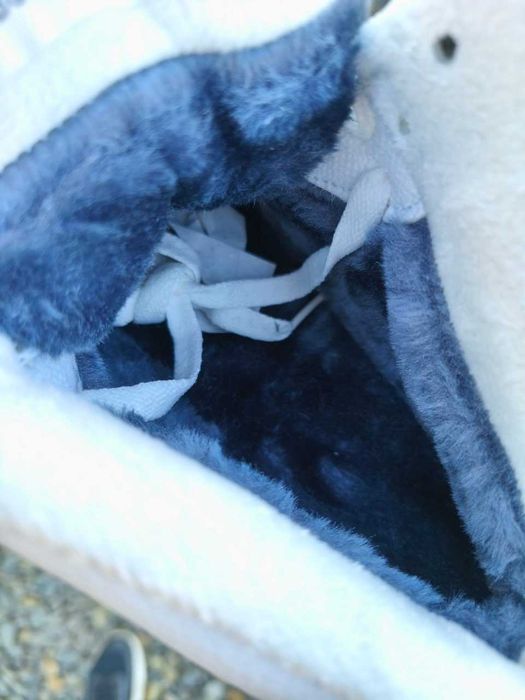 Nike Air Force 1 Mid, Fur/бело-черные/зимние/мех/Качественные/Шикарные