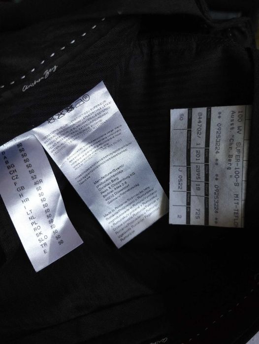 Джинсы брюки Christian Berg wool trousers Germany w34 .