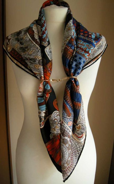 Hermes apaszka twill silk 90/90