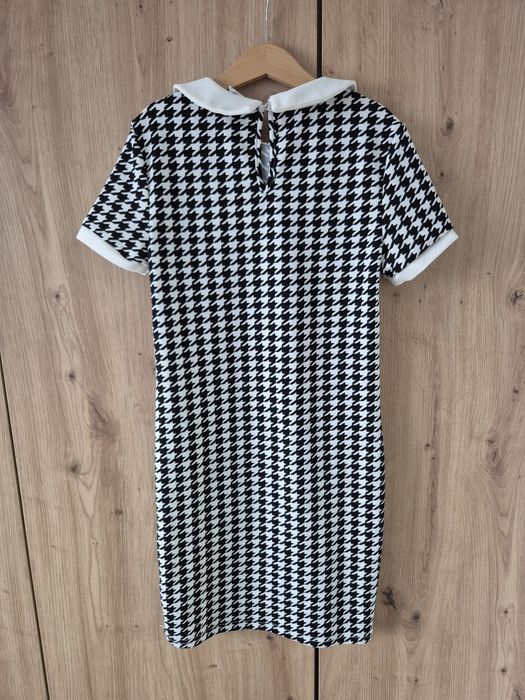 Sukienka dziewczeca pepitka 140