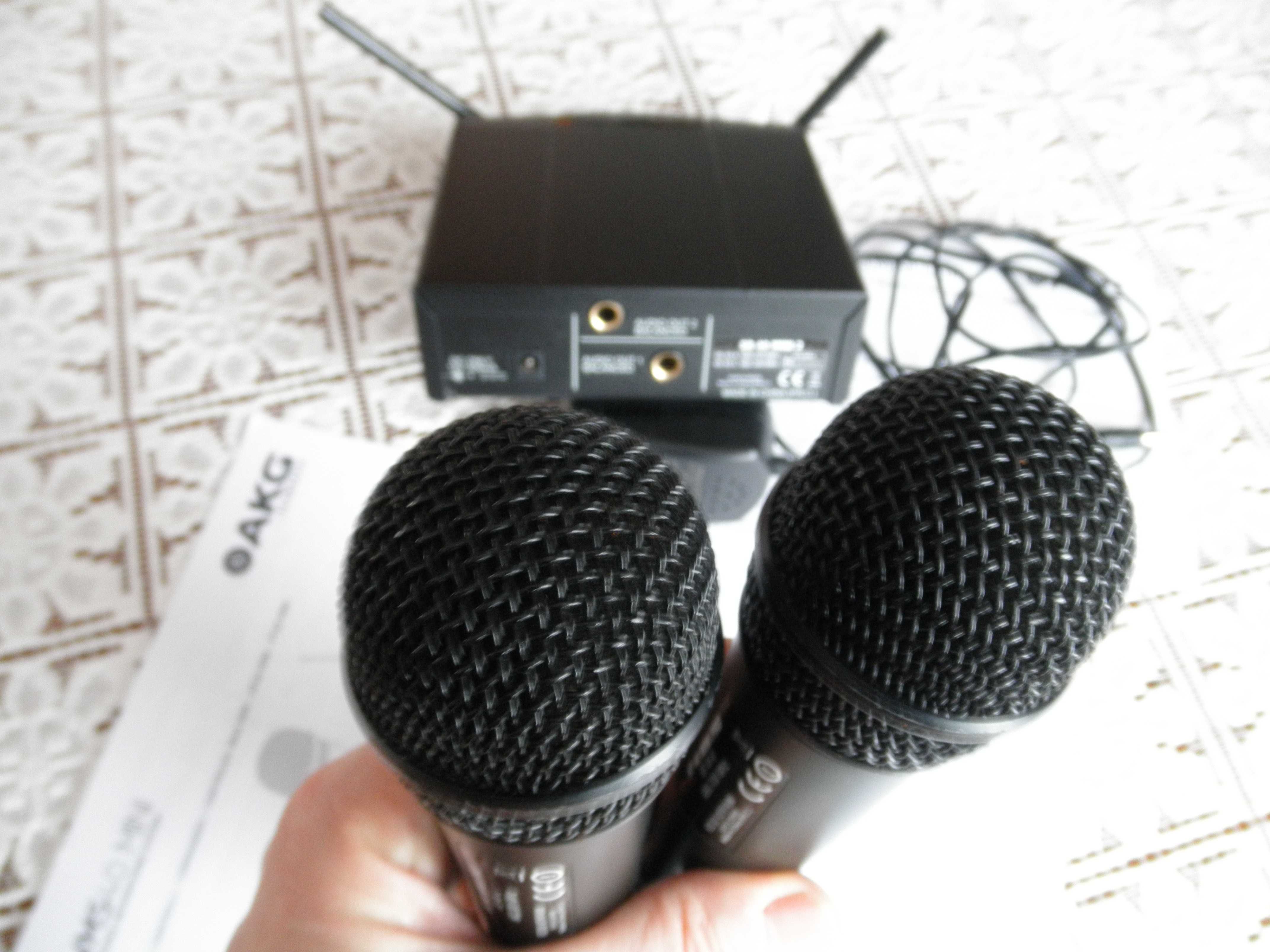 Mikrofony bezprzewodowe AKG WMS 40 MINI 2 DUAL vocal set. Zestaw ...