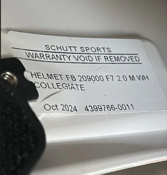 Capacete de Futebol Americano – Schutt