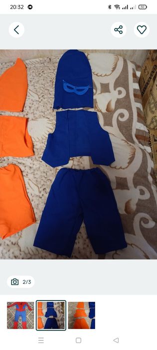 Продам новые детские маски новогодние карнавальные на новый год или на праздник костюм человека паука и гнома
