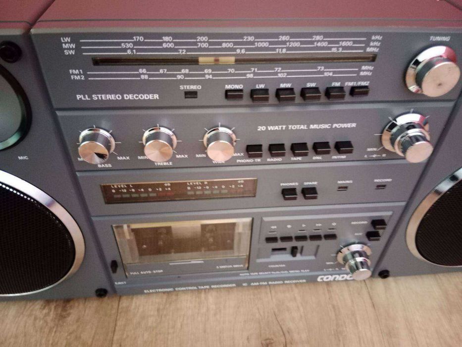 Radiomagnetofon Condor RM 820 S - stan idealny, kolekcjonerski