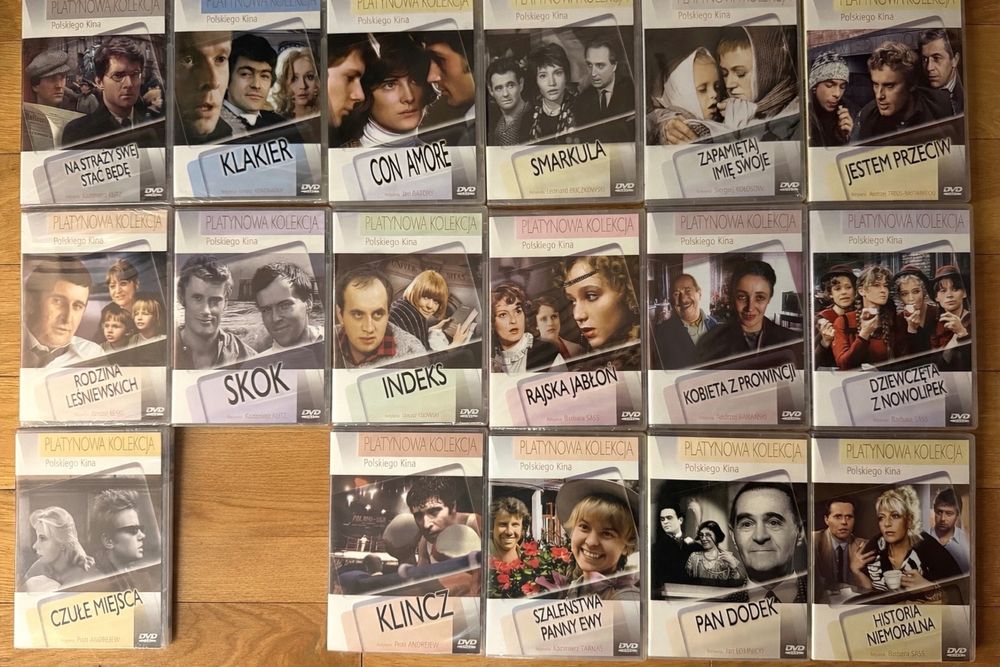 Platynowa kolekcja dvd 17 filmów nowe/stan bardzo dobry
