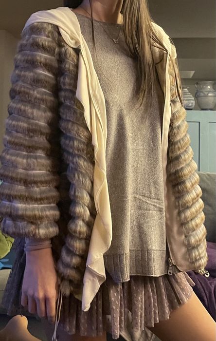 Casaco pelo coelho purificacao garcia