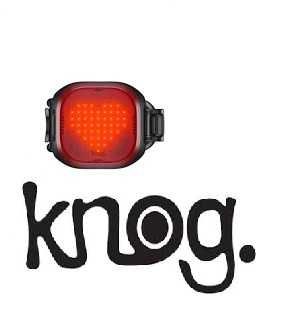 Lampka rowerowa tylna Knog Blinder Mini Love*org*nowa