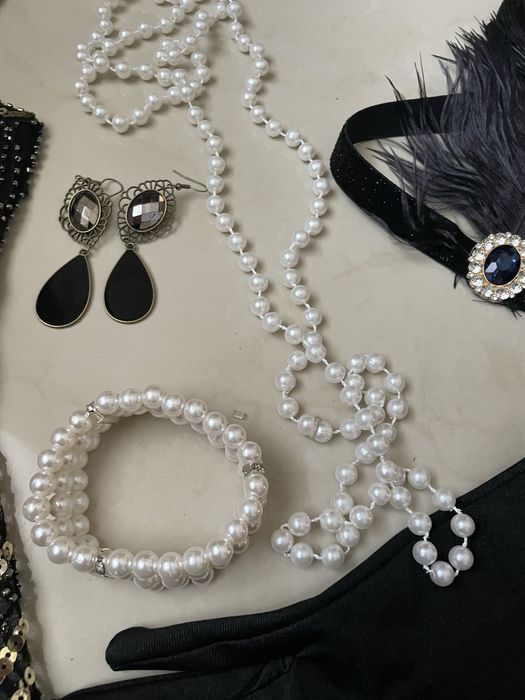 Kostium stroj przebranie damskie karnawalowe roz.M Lata 20-te