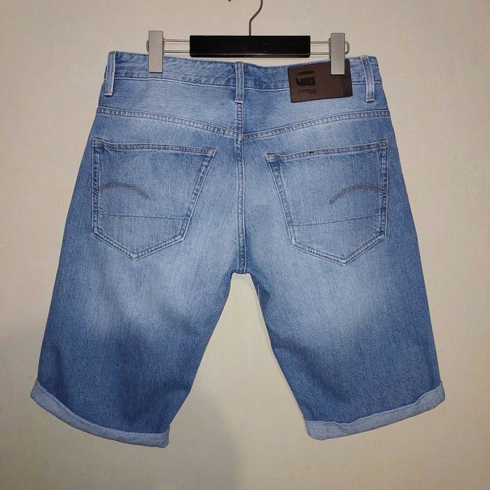 с QR-кодом W31 G-STAR RAW джинсовые шорты из 100% хлопка КУПИТЬ