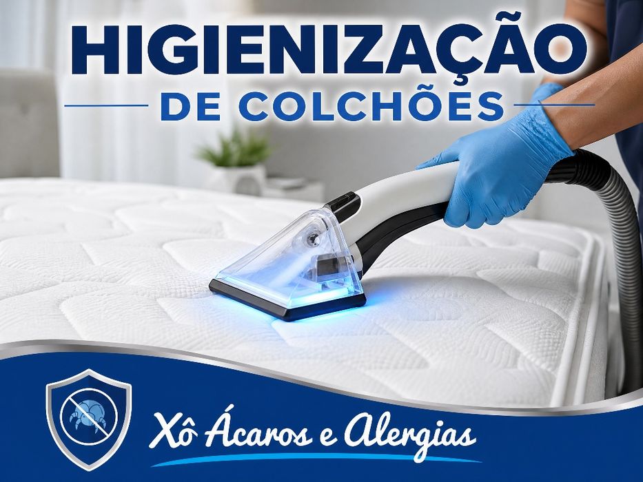 Limpeza e Higienização de estofados sofá, colchão e viatura