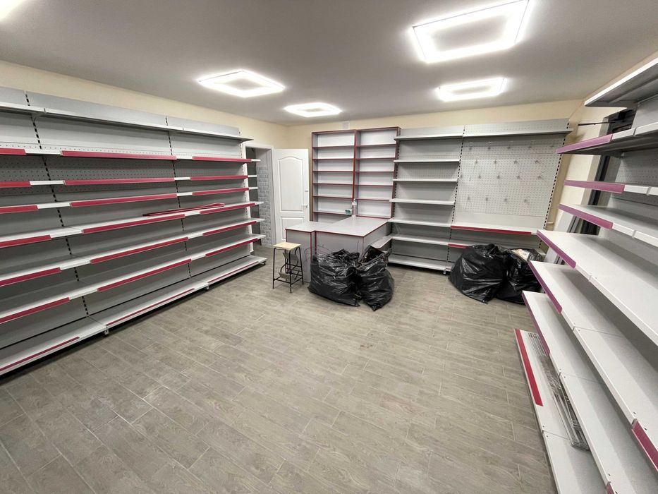 Стелажі торгові металеві, Меблі ДСП, Б/У