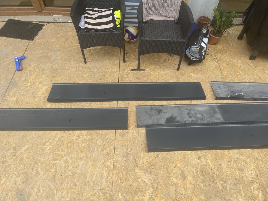 Parapety blaszane Antracyt RAL 7016