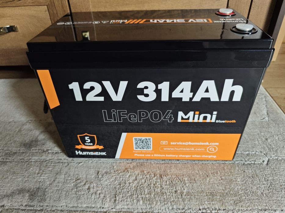 Akumulator lifepo4 Humsienk 12V 314 Ah Mini Smart bms 200A BLUETOOTH
