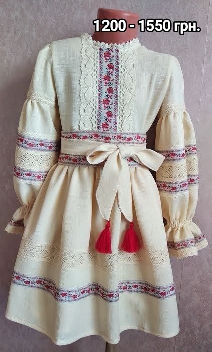 Сукні вишиванки для дівчаток