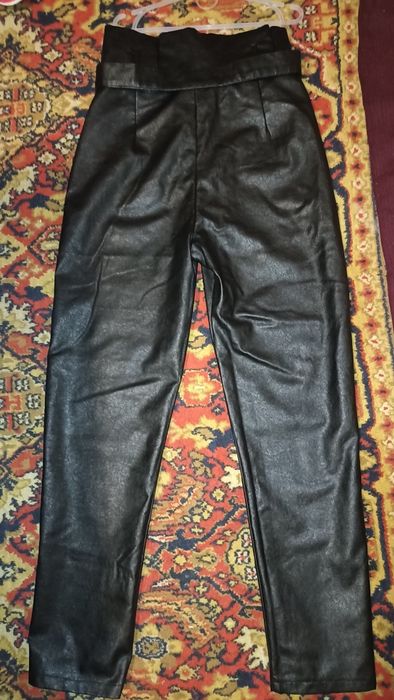 Шкіряні штани. Кожзам.