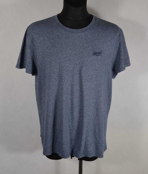 SuperDry Koszulka Męska 3XL Oryginalna Bawełna Super Stan T shirt