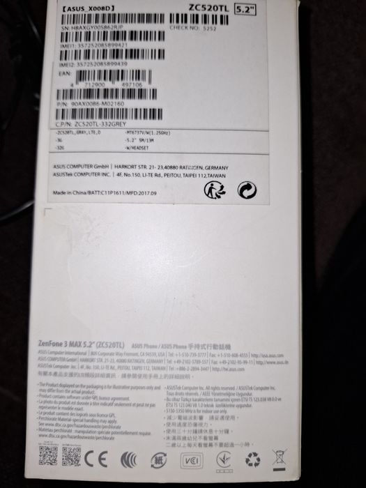 Asus Zenfone 3 Max 5.2"64740939118466123