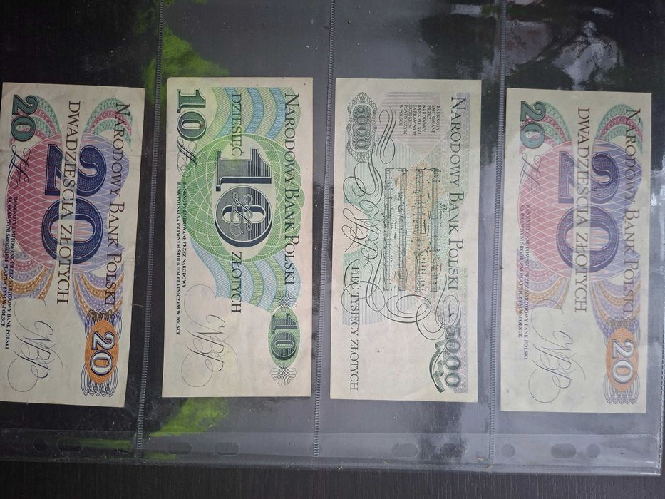 Banknoty Prl stan używany obiegowy