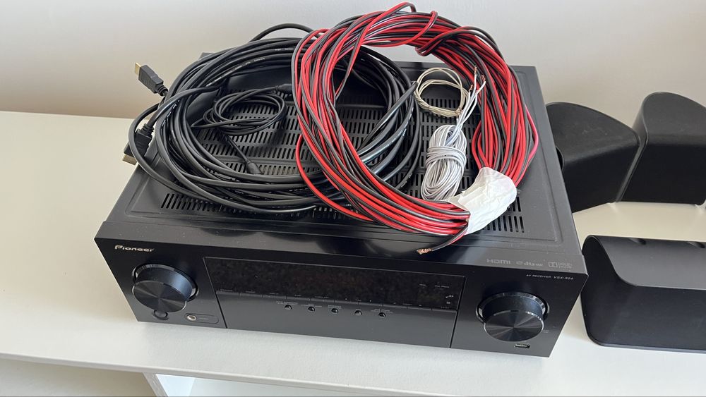 Vendo Receiver Pioneer vsx324 com colunas