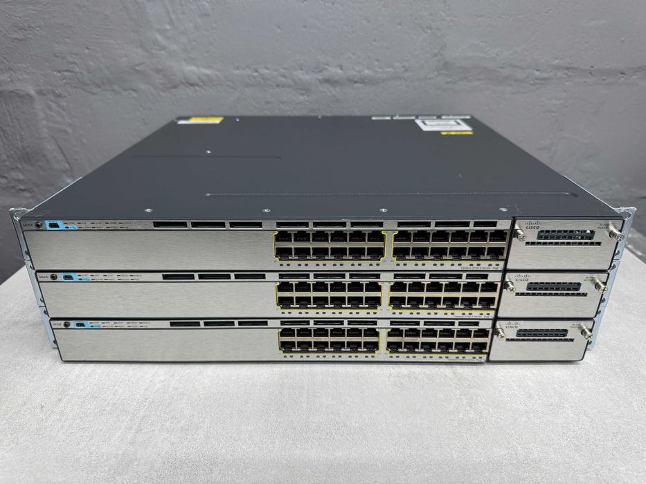 Коммутатор Cisco WS-C3750X-24P-S(1GE, 24PoE+) нал/безнал