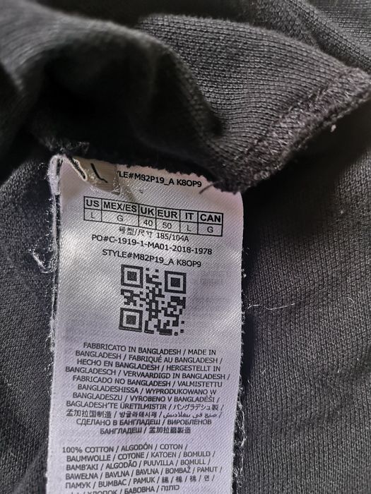 Czarna męska polo GUESS rozmiar L