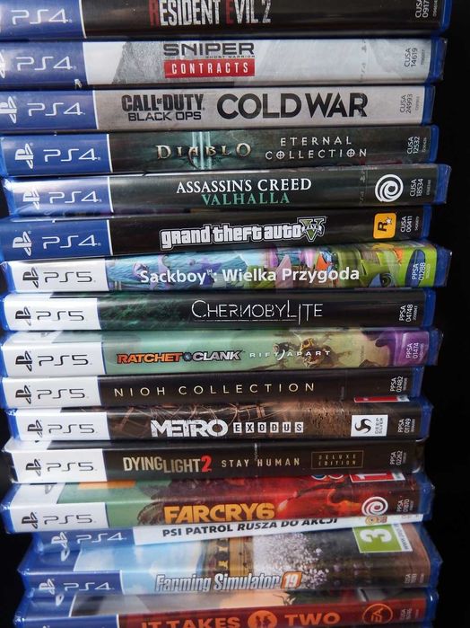 PS4 PS5 SACKBOY Ratchet Returnal VALHALLA Cold War Need For Speed GTA5