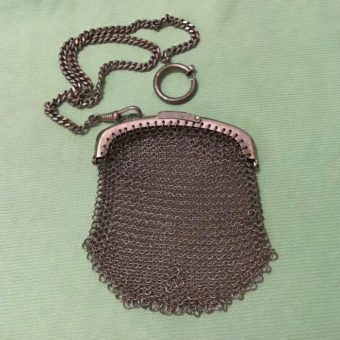 Bolsa de moedas em prata 835 kL