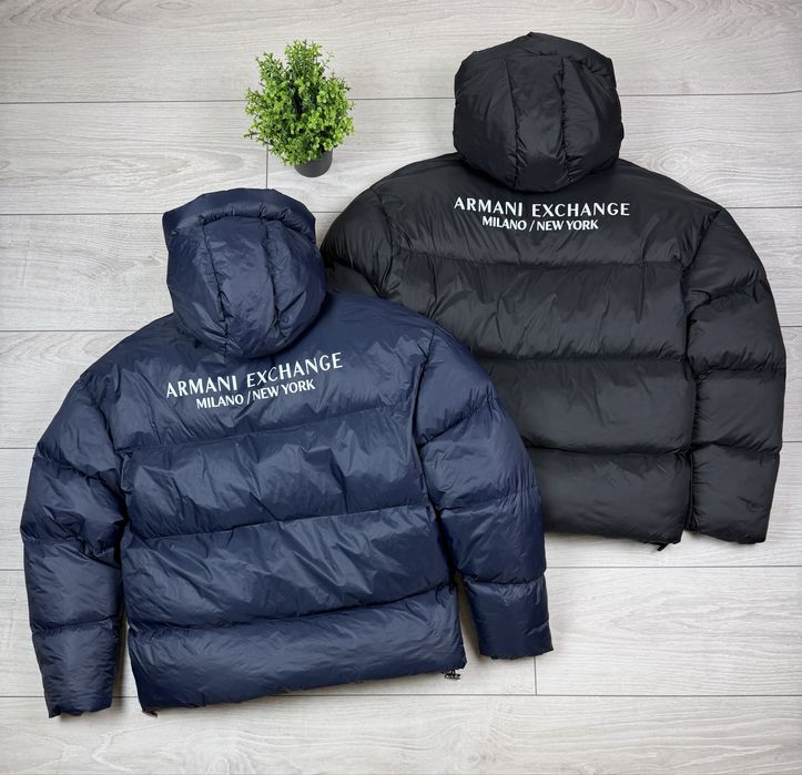Пуховик Armani Exchange куртка EA7 армані пуфер AX