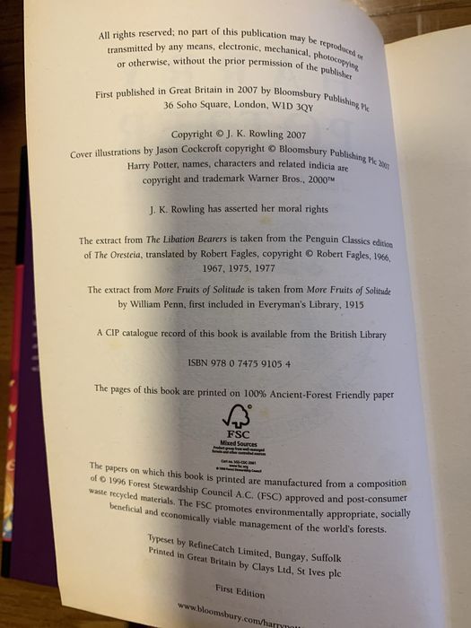 Jarry Potter and the Nightly Hallows