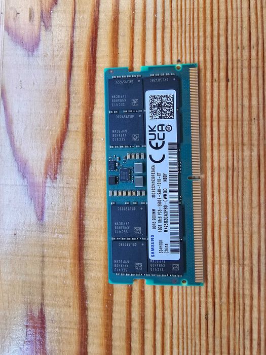 Sprzedam Pamięć RAM do laptopa SODIMM 16GB  DDR5 5600Mhz