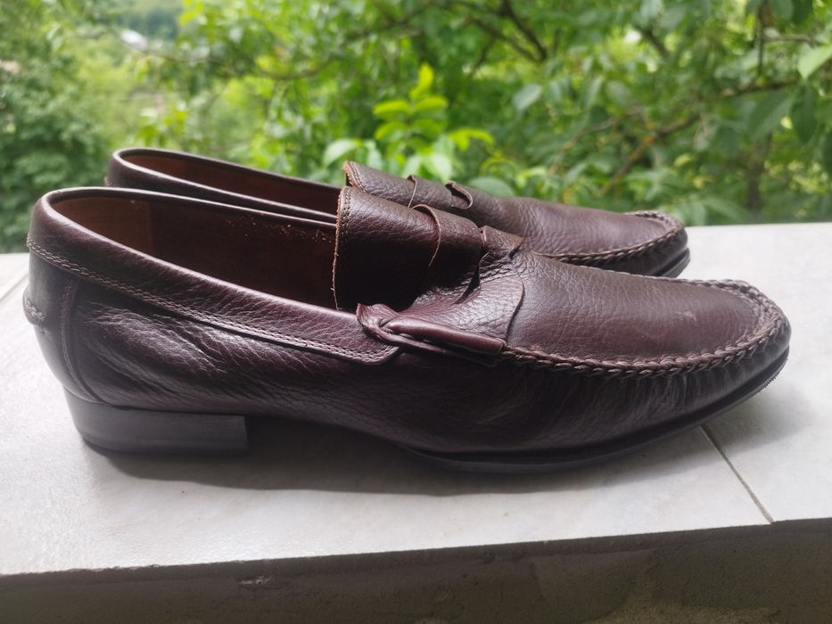 Оригінал Нові CALZOLIERIA TOSCANA чоловічі лофери Handcrafted in ITALY розмір 42
