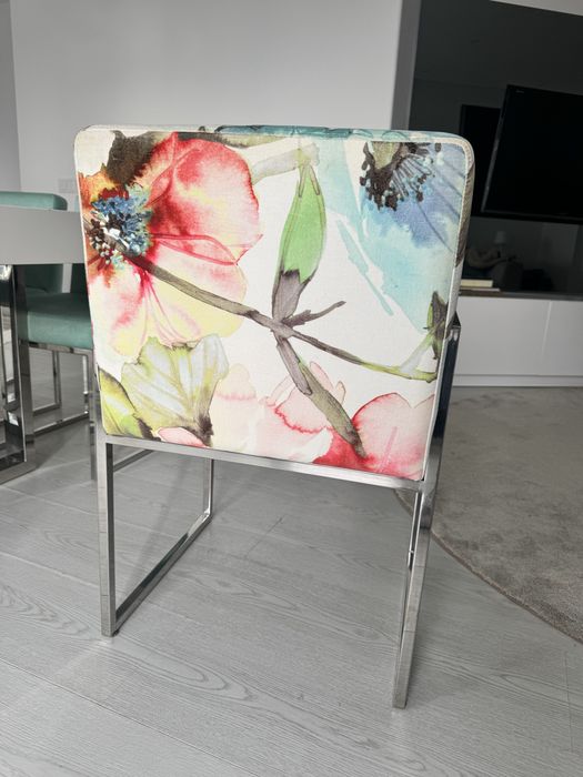 6 cadeiras design em aço inox – Interdesign