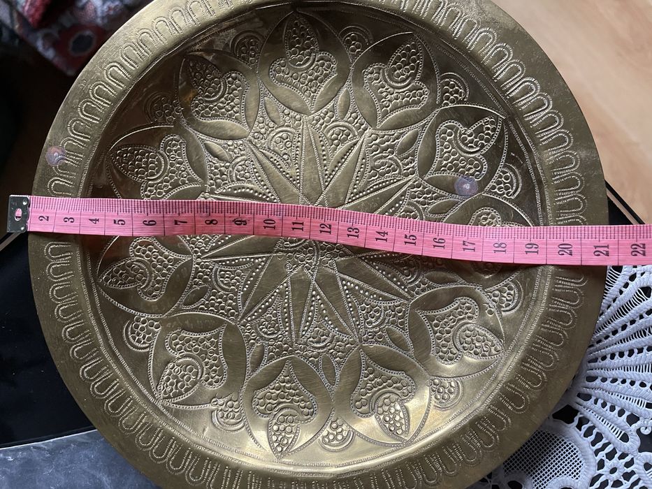 Латунь тарілка вінтаж