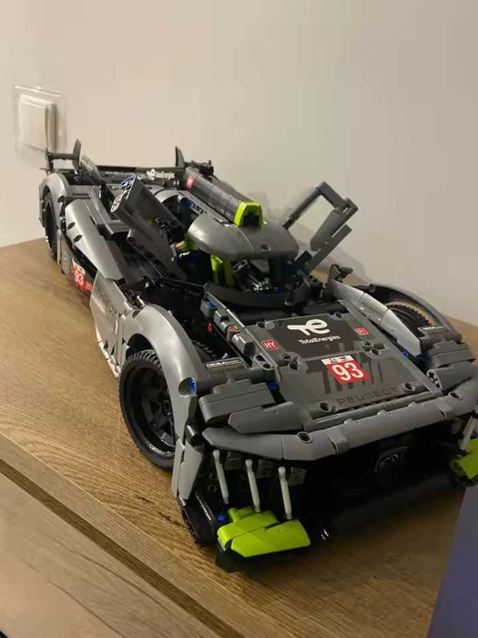 Peugeot 9x8 LeMans 24H z klocków do złożenia 1775 el. 1:10 Nowy + LED