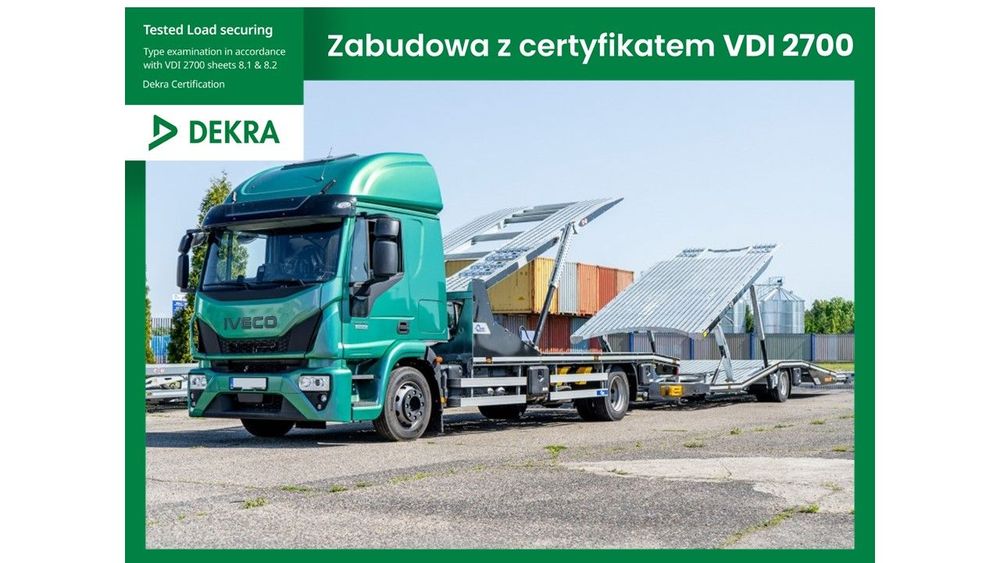 Iveco Eurocargo  Autotransporter / Blyss / producent autotransporterów / VDI 2700 /