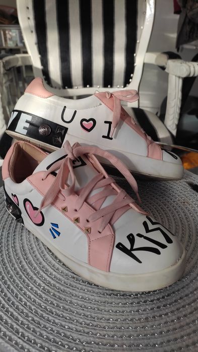 Buty adidasy skóra ekologiczna