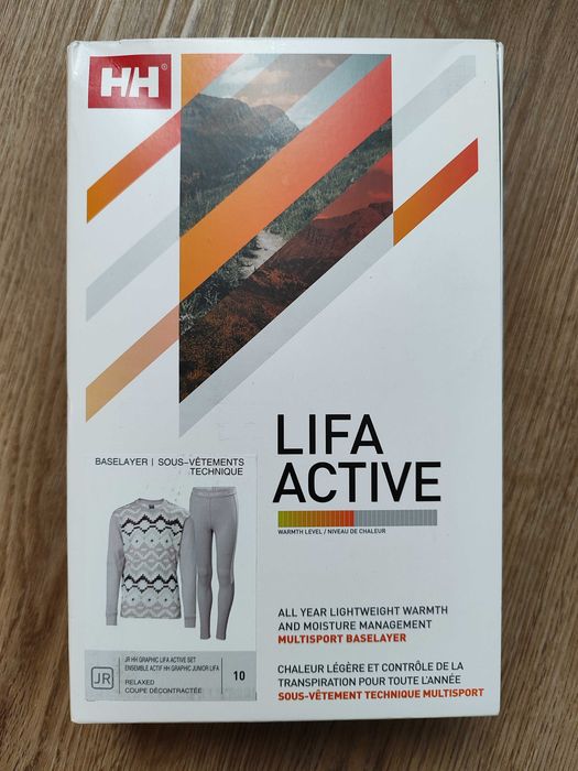 Helly Hansen Lifa Active zestaw bielizny termicznej dla dzieci 140(10)