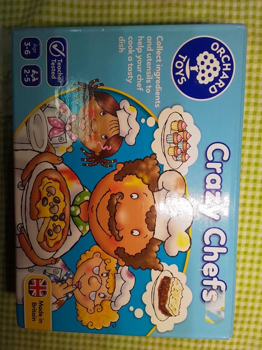Orchard toys. Crazy chefs. Не хватает 1 элемента- карточки
