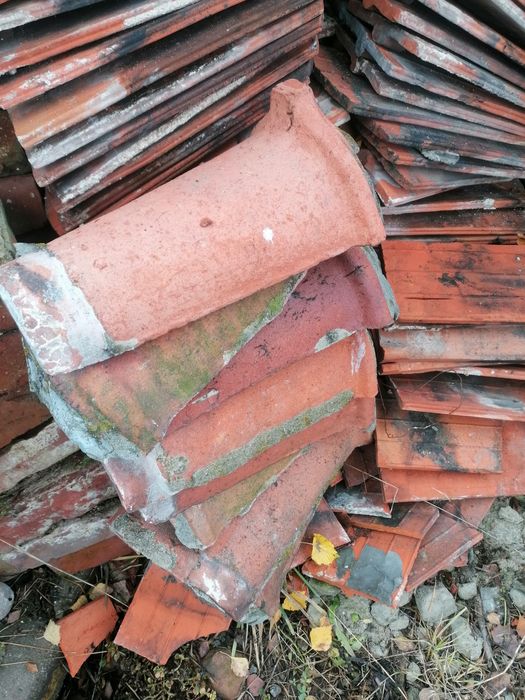 Dachówka karpiówka poniemiecka z demontażu