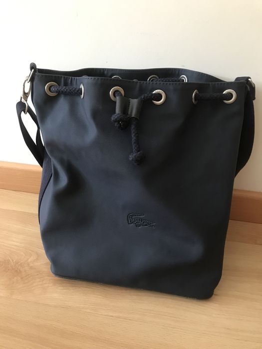 Mala Lacoste original, azul indigo