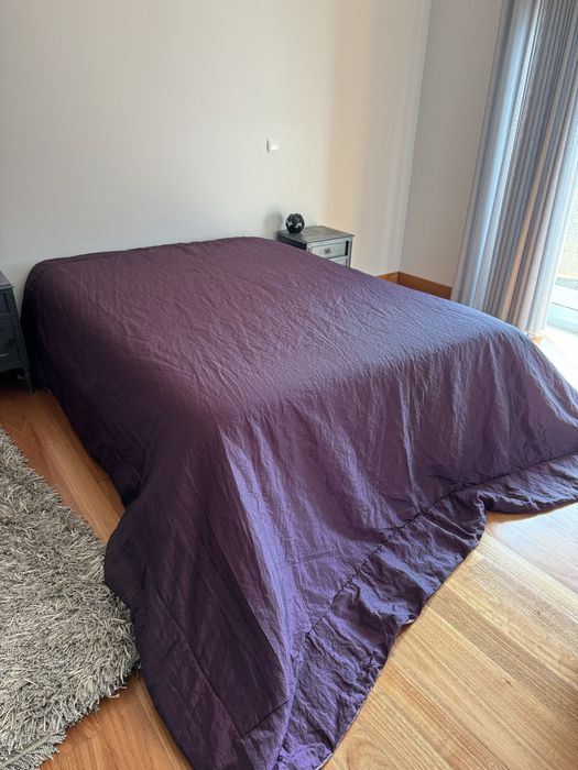 Edredao Cobertor roxo 2,60 X 2,70